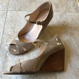 FRANCO SARTO NUDE WEDGE